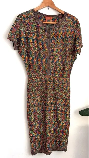 미쏘니 MISSONI 이탈리아제 반팔 원피스