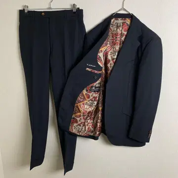 셋업 수트 캐시미어 안감 올 패턴 마이크로 체크 무늬 비즈니스 성인식