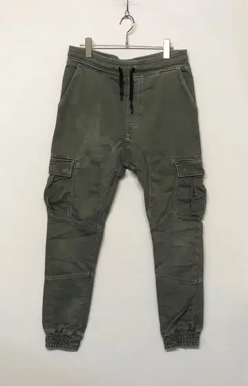 ZARA MAN 애슬레저 소프트 데님 맨투맨 카고 조거 팬츠