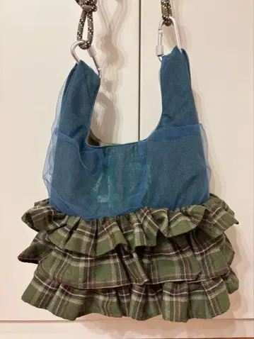 CIAOPANIC TYPY 프릴 디자인 숄더백 그린