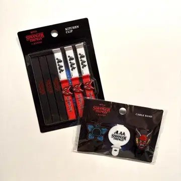 기묘한 이야기 케이블 밴딩 주방 클립 세트