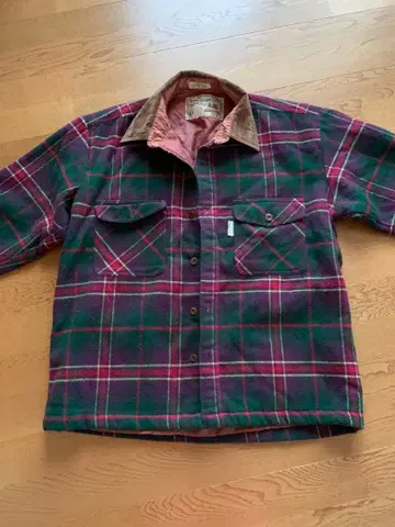 플란넬 체크 자켓