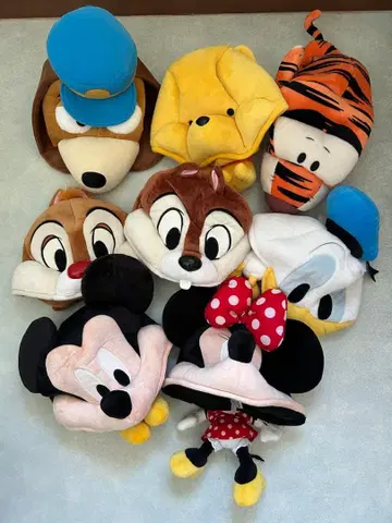 디즈니 팬캡 8개 세트