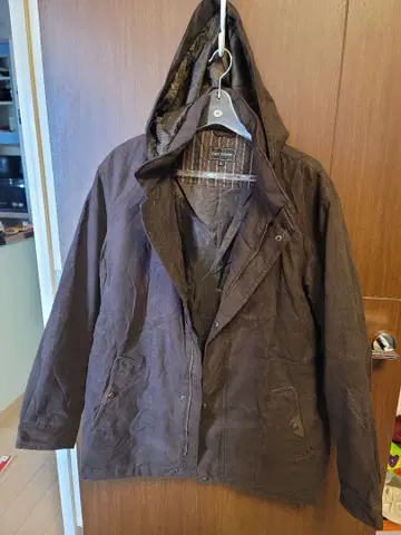 PAUL DUNDY 후드 부착 브라운 자켓 LL 사이즈