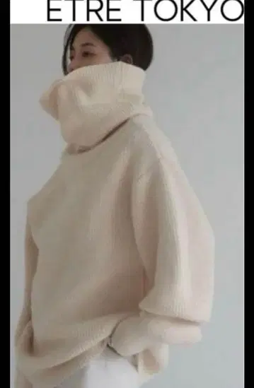 에트르 도쿄 와이드 칼라 터틀 니트 aclentjuemisudo