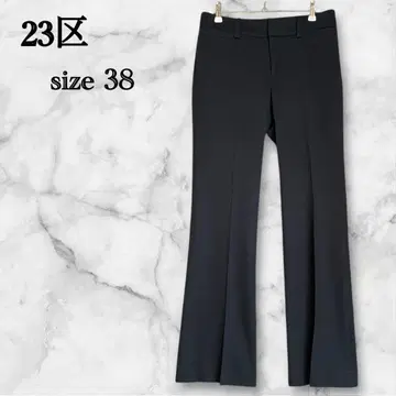 23구 세미 플레어 울 팬츠 센터 프레스 스트레치 38