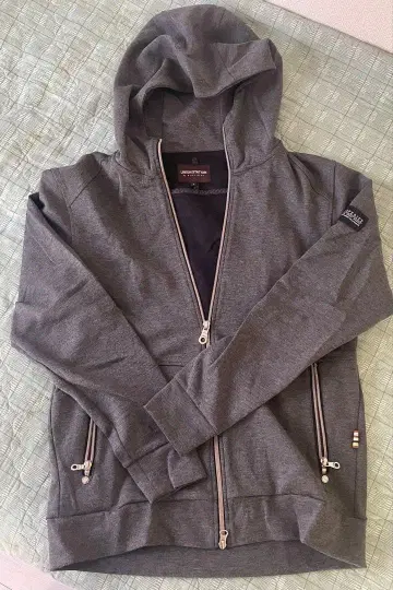 PROSPERITY 그레이 후드티