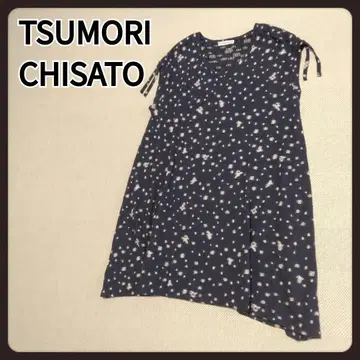 츠모리치사토 유령 패턴 튜닉 2 TSUMORI CHISATO