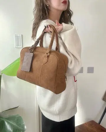 새상품 시마무라 addcolor x NOOOON 참 포함 보스턴 백