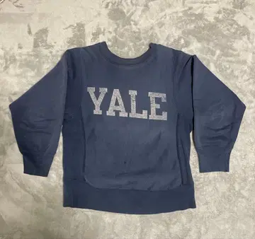 퍼플네이비 1980s champion 'YALE' 리버스 맨투맨