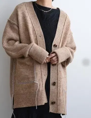 Eimee Law 에이미 로우 (38) 링킹 배색 미들 기장 가디건