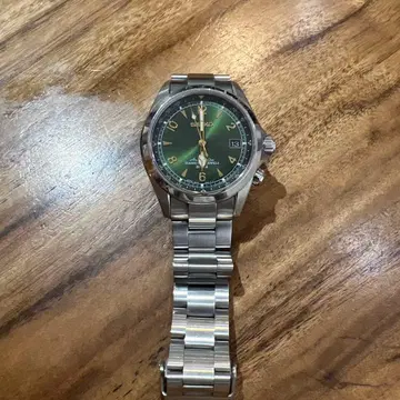 SEIKO 알피니스트 자동 와인딩 그린 다이얼
