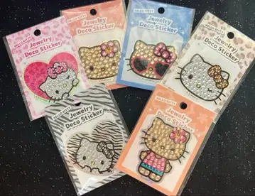 산리오 헬로키티 주얼리 데코 스티커
