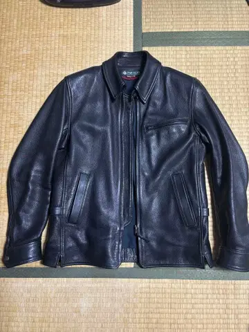 PAIR SLOPE 블랙 가죽 자켓 M