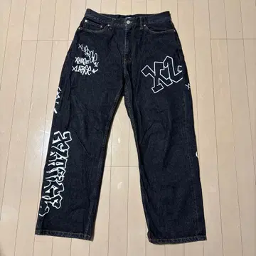 XLARGE 블랙 데님 34인치