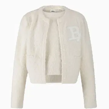 [ Bibiy. ] STELLAR OPEN CARDIGAN 화이트