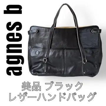 agnes b voyage 에네스베 핸드백 토트백 가죽