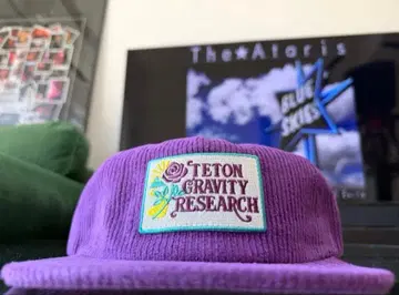 USA TETON Gravity Research 코듀로이 캡 보라색