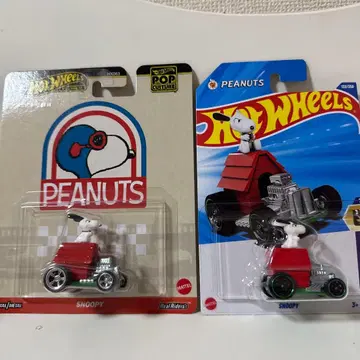 핫휠 PEANUTS 피넛 SNOOPY 스누피 2대 세트