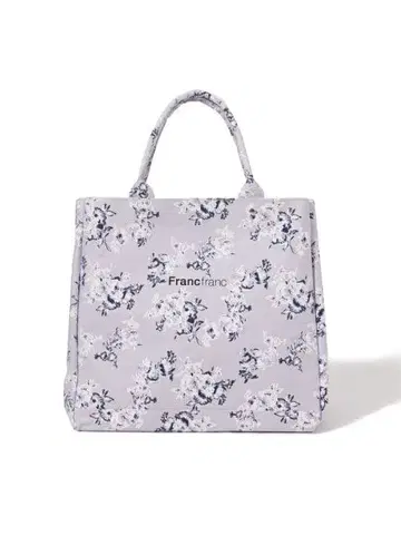 [택 포함 새상품] Francfranc 로고 토트 L 플라워