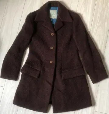 시빌라 코트 [ 초 레어품 ] 브라운 올드 아우터