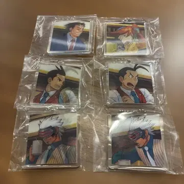 역전재판 움직이는! 데미지 모션 키링