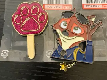 주토피아 시마무라 브로치 닉 아이스캔디