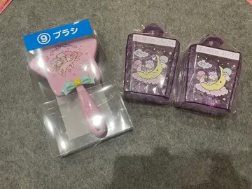 산리오 복권 키키라라 별 모양 브러쉬 소품함 세트