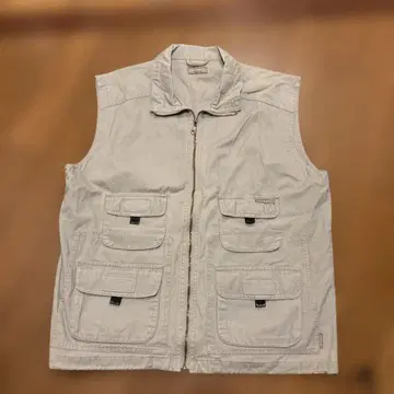 D99 TRAVEL 베이지 집업 베스트