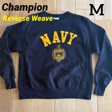 챔피온 리버스 위브 맨투맨 미국 해군 사관학교 네이비 M