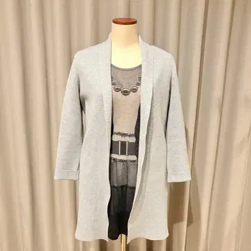 theory luxe 띠어리 럭스 가디건 겉옷 그레이