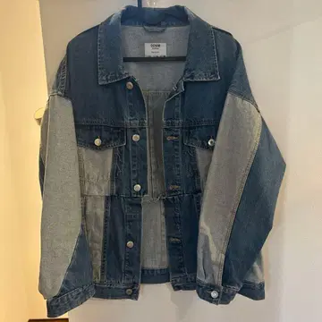 Bershka 패치워크 데님 자켓 M