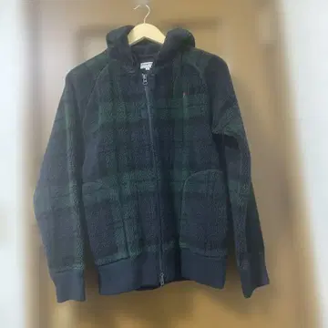 Gymplehx 플리스 자켓 M 체크 무늬