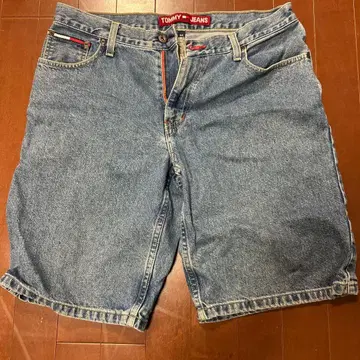 TOMMY JEANS 숏팬츠 33 데님 블루