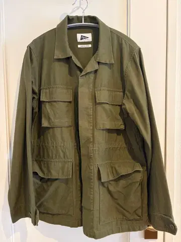 Pilgrim surf supply 밀리터리 자켓 올리브