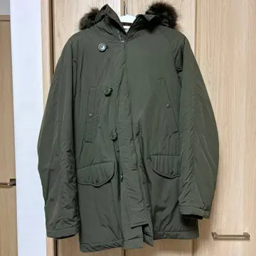 올리브 그린 밀리터리 자켓 퍼 포함