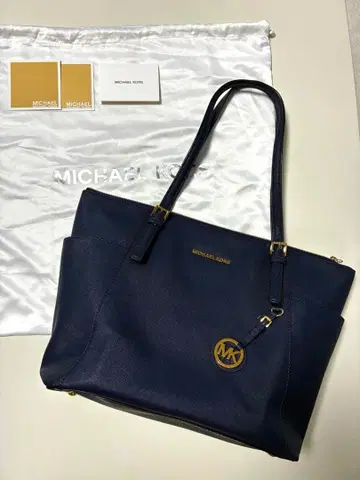 MICHAEL KORS 네이비 토트백 A4