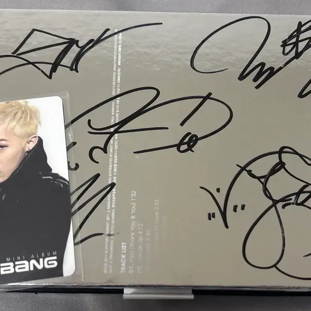 빅뱅 미니 4집 사인앨범 판매합니다
