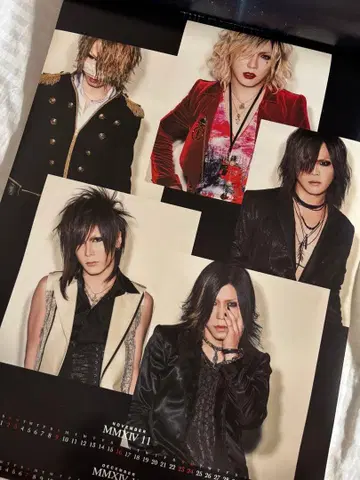 the GazettE 2014 달력