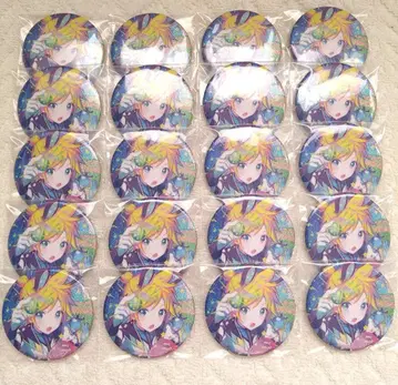 220점 카가미네 렌 프로세카 글리터 캔뱃지 42C