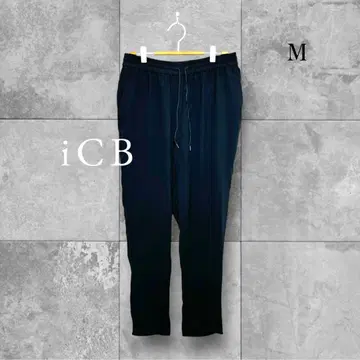 아이시비 팬츠 테이퍼드 루즈 릴랙스 캐주얼 페미닌 M