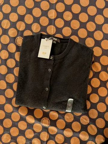 유니클로 캐시미어 100% / 블랙 가디건 M