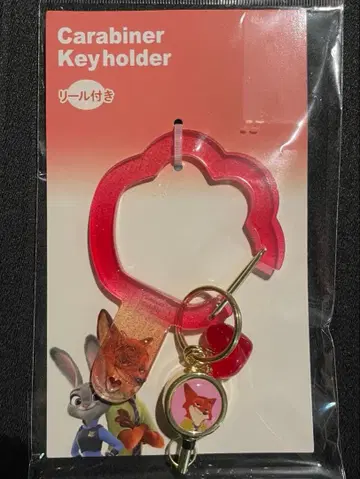 주토피아2 릴 달린 카라비너 닉 와일드