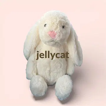 jellycat 크림색 토끼 봉제 인형