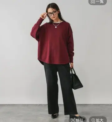 GLOBAL WORK 보풀이 잘 나지 않는 돌먼 긴팔 니트 스웨터