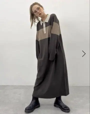 니코앤드 [MODE NORM CORE] 라거 맥시 니트 원피스 L