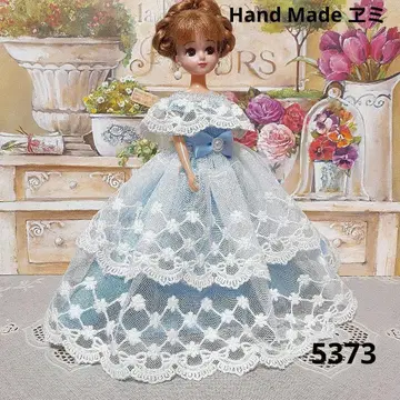 2단 튤 레이스 드레스 5373