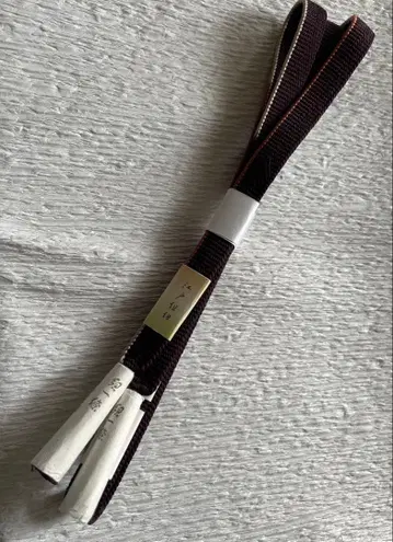 전통 공예품 히라타 끈 에도 조립 끈 허리띠 미사용품