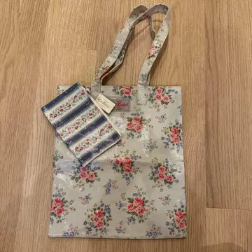 [미사용 새상품] 캐스키드슨 꽃무늬 토트 파우치 포함