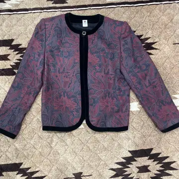 Ungaro 꽃무늬 노카라 자켓